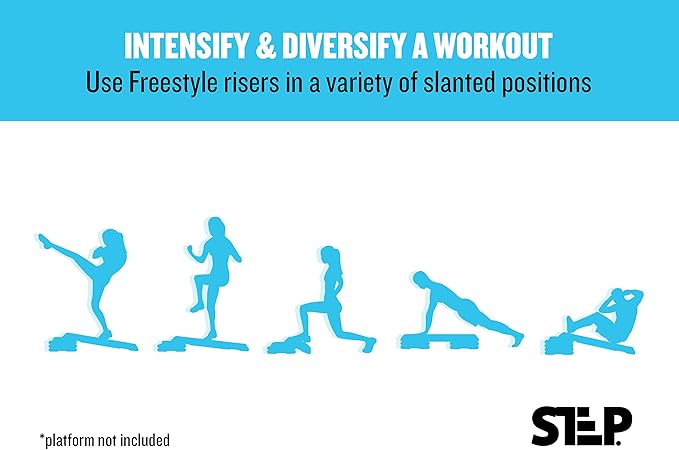 The Step Freestyle Aerobic Risers – Health Club Size