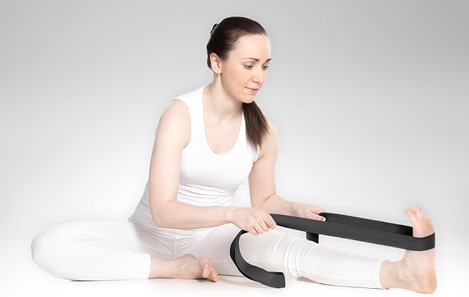 YogaAccessories 8' Cinch Buckle Cotton Yoga Strap