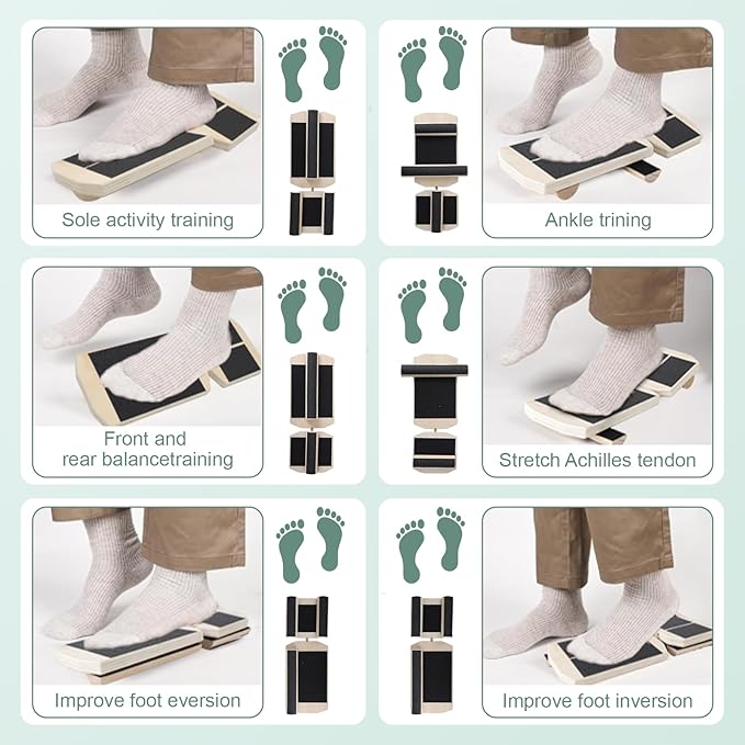 Foot Stretcher, Ankle Stretcher, Plantar Fasciitis, Balance Boards, Physical Therapy For Foot & Ankle Injuries