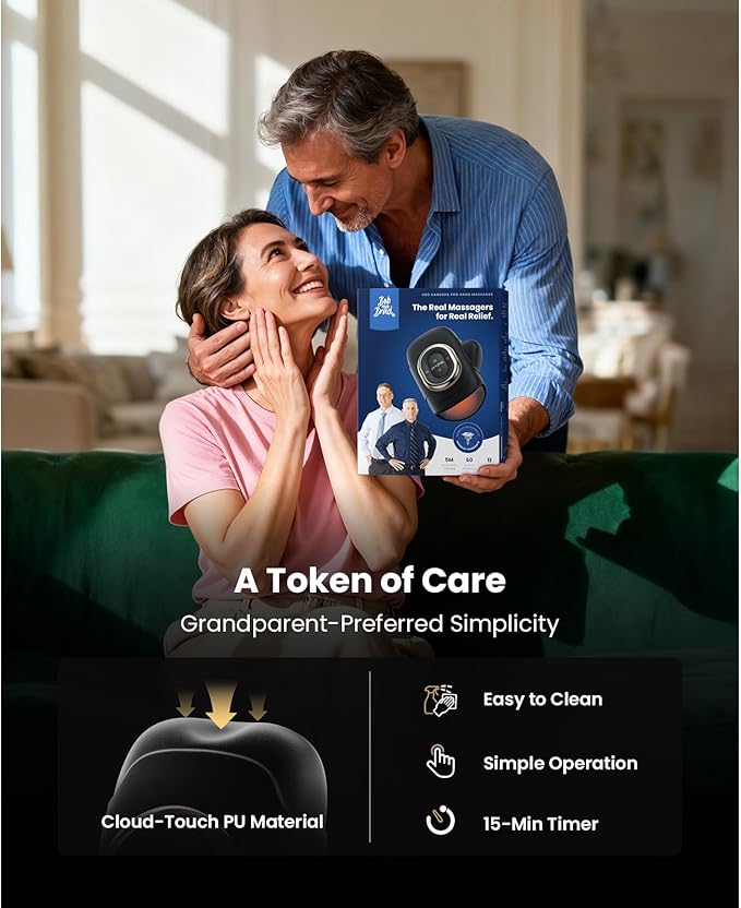 BOB AND BRAD Hand Massager with Heat and Compression, Individual Fingers, FSA-HSA Eligible, Cordless HandSpa Pro Hand Massager for Arthritis and Carpal Tunnel, Pain Relief, 5 Intensity Settings