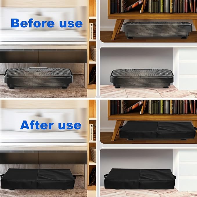 Vibration Plate Dust Cover Lid Heavy Duty Waterproof Dustproof Nylon Protective Cover Case for AXV/for SoftGym Vibration Plate Weight Loss Machine Exercise Machine /Vibration Platform Machines