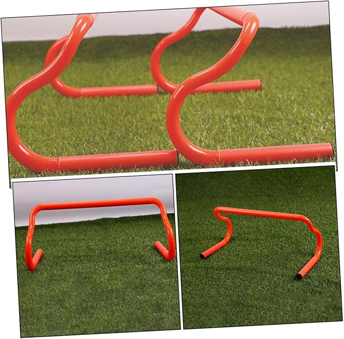 3pcs Portable Detachable Speed Training Hurdles for Agility Drills Fitness Equipment for Soccer Basketball Football and Dog Agility Training