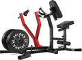 RM01 Seated Row Machine, Back Exercising Equipment Plate Loaded, Chest Supported T-bar Row Machine with Independent Arms, Back Machine Home Gym for 400LBS Capacity Gym Equipment