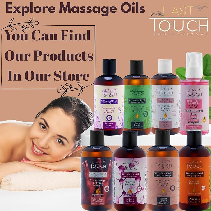 Exotic Sensual Massage Oil for Couples Sexual - Massage Oils for Date Night - Massage Oil for Massage Therapy - Aromatherapy Oil for Intimate Moments - Aphrodisiac Oil - 8.45 Fl Oz