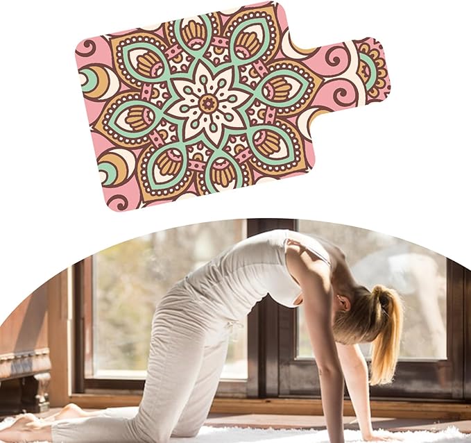 AntiSlip Pilates Mat with Enhanced Grip Lightweight Fitness Pad for Stability & Travel-Friendly Design Sueded Pilates Floor Mat