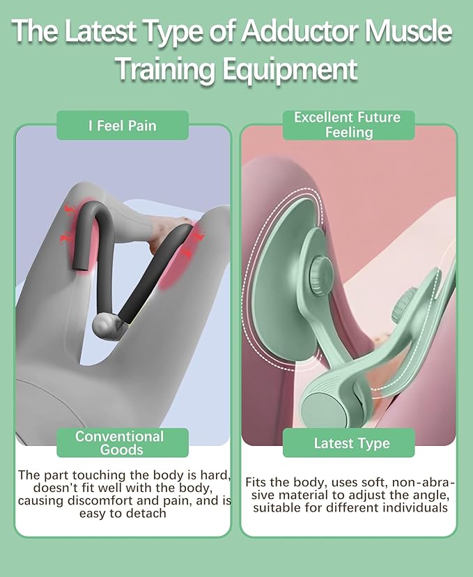 Thigh Exerciser Kegel Exerciser, Pelvic Floor Trainer, Kegel Trainer for Postpartum Rehabilitation, Trimmer Inner Thigh, Thigh Toner Workout,