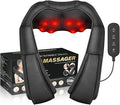 Electric Neck Massager, Neck and Back Massager with Heat, Shiatsu Massage Pillow for Back, Shoulder, Muscle Pain Relief, Ideal Fits for Parents