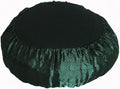 Meditation Cushion Zafu Pillow Buckwheat - Key Design Silk Green