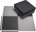 innhom 12/24/48 Tiles Gym Flooring Gym Mats Exercise Mat for Floor Workout Mat Foam Floor Tiles for Home Gym Equipment Garage