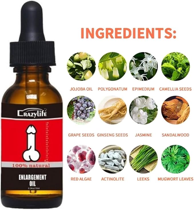 XXXL Man Extra Power Strength Massage Essential Oil 0.34 FL OZ (PRD)