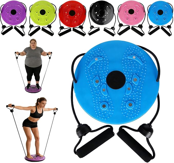 Waist Sculptor, 2026 Upgraded Waist Twister Machine - Adjustable 360° Rotation Twist Waist Machine with Ab Board for Core, Waist, Hip & Leg Workout, Home Pilates Core Trainer