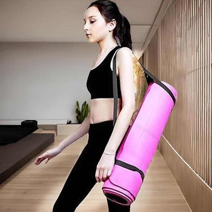 Yoga Mat Straps For Carrying - Yoga Mat Elastic Straps,Adjustable Yoga Carrying Strap Holder Straps,Exercise Mat Carrier Strap,Weight Loss Fitness Binding Rope,Exercise and Fitness Accessories