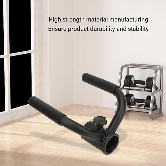 T Bar Row Barbell Handle, Iron High Strength T Bar Row Shoulder Press Landmine Attachment Equipment for Deadlift Biceps Squats Weightlifting