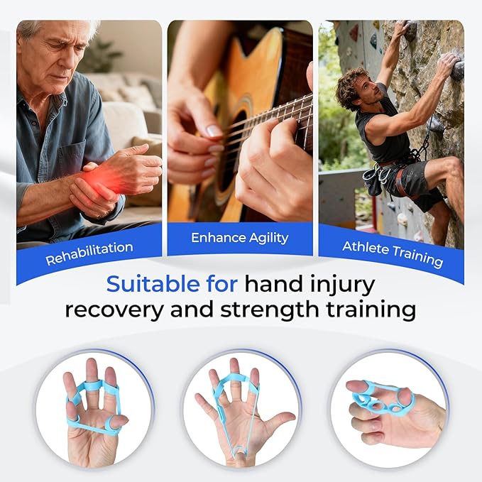 Hand Gripper Strengthener Set - Hand Grip Strengthener, Stress Balls for Adults,Grip Strength Trainer for Hand Sensitivity Training,Hand Rehabilitation Exercising