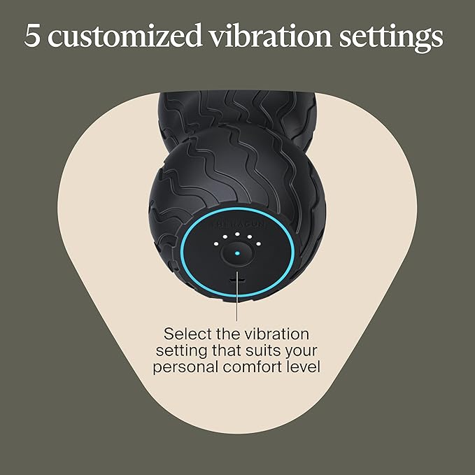 TheraGun Therabody WaveDuo - Ergonomically Contoured Foam Roller - Bluetooth Enabled Muscle Roller for Your Back, Neck & Spine with 5 Customizable Vibration Frequencies in Therabody App (Pack of 2)