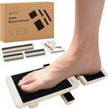 Single Leg Balance Board Wooden Foot Strengthener Trainer for Sprained Ankle and Achilles Tendon, Stability Training Plantar Fasciitis Relief, Stronger Ankles & Better Balance in 10 Minutes Daily
