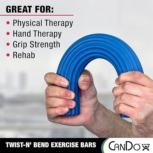 CanDo 10-1514 Twist-n' Bend Flexible Resistance Bar, Firm