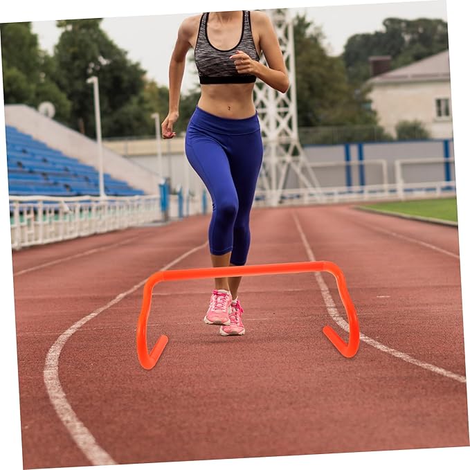 Milisten Portable Detachable Agility Training Hurdles PVC Jumping Rack for Football Strength Training Stable Outdoor Speed Equipment