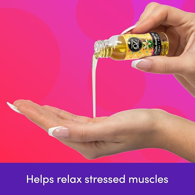 Lovehoney Vanilla Massage Oil - Infused with Essential Oils - Vegetarian Friendly - 1oz
