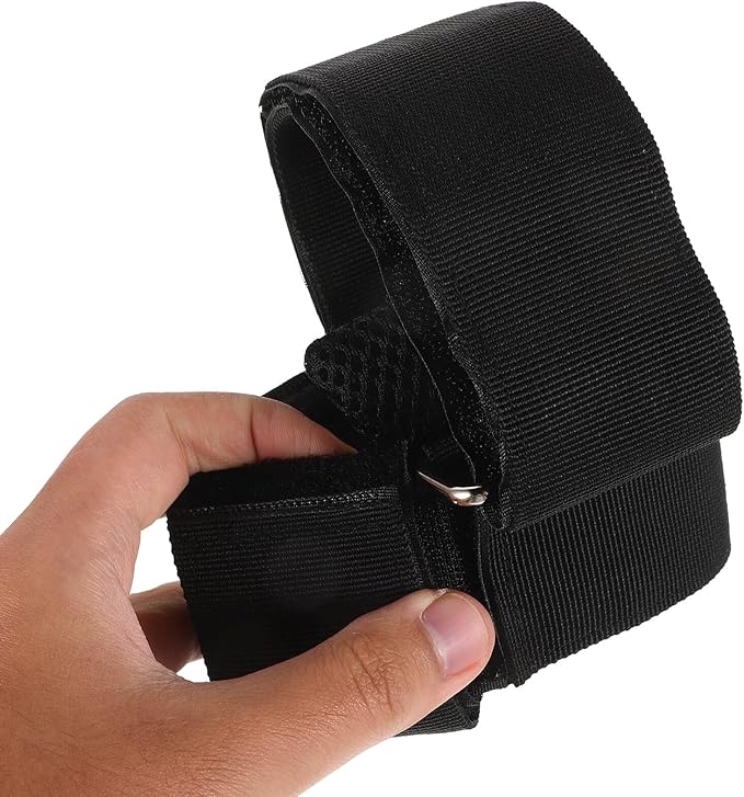 ibasenice Leg Curl Attachment Dumbbell Foot Strap Adjustable No Slip Ankle Exercise Equipment for Strength Training Gym Workouts