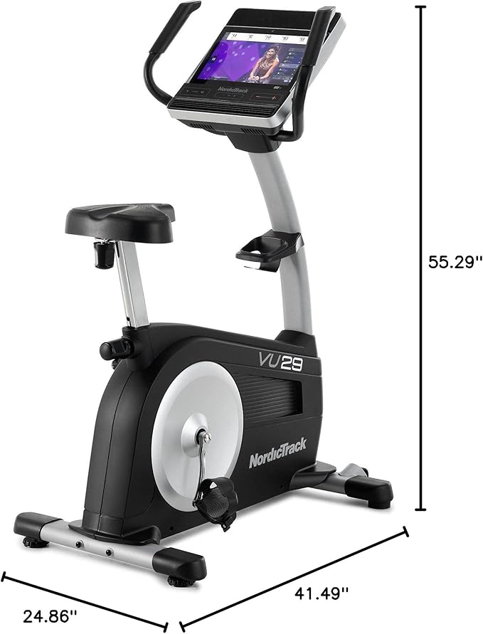 NordicTrack Commercial VU Exercise Bike with HD Touchscreen and 30-Day iFIT Pro Membership