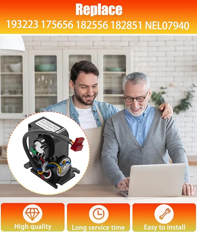 Elliptical Resistance Tensioner Motor 6V Fits for NordicTrack CX925 Ellipticals Replacement for HealthRider Various Models Part, Replace 193223 175656 182556 182851 NEL07940