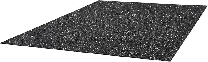 VEVOR 0.4Inch 96sq.ft 24 Tiles Gym Flooring for Home Gym, Rubber Top with High Density EVA Foam, 24 x 24In Gym Floor Exercise Equipment Mats, Interlocking Gym Mats, Puzzle Workout Mats, Black & White