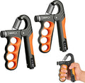 Hand Gripper Strengthener, 11-220LBs Adjustable Resistance Grip Strength Trainer with Counter, Forearm Exerciser for Injury Recovery and Muscle Building