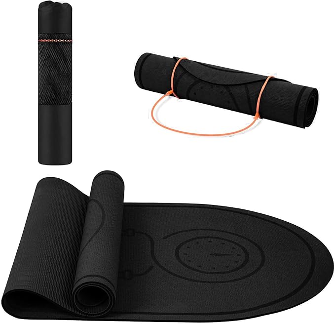 Jump Rope Mat 71"/63"x24" Larger Non-Slip Indoor Outdoor Exercise Fitness Mat, High-Density Workout Shock Absorption for Home Gym Flooring Concrete Jumping Rope