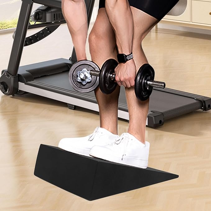 Squat Wedge - Non Slip Yoga Slant Board for Safe Stretching, High Density Foam with Durable Portable Design, Professional Workout Equipment for Men Women Improve Flexibility Balance