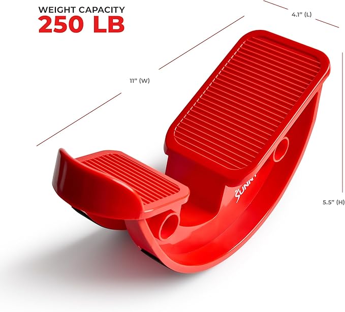 Sunny Health & Fitness Calf Stretcher and Foot Rocker for Plantar Tight Calves Relief Hamstring Ankle Strengthener Facetious Sling Stretch Fighter Stretching Device Mobility