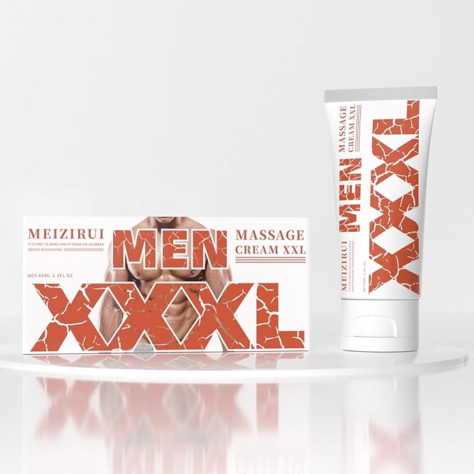 Male Enhancement Extra Strength Massage Grow Cream – Men's Power Re-Vitalize Massage Enlargement Gel with Natural Oil for Increase Size, Huge Thickness, Strength and Prolonged Performance (Men XXXL)
