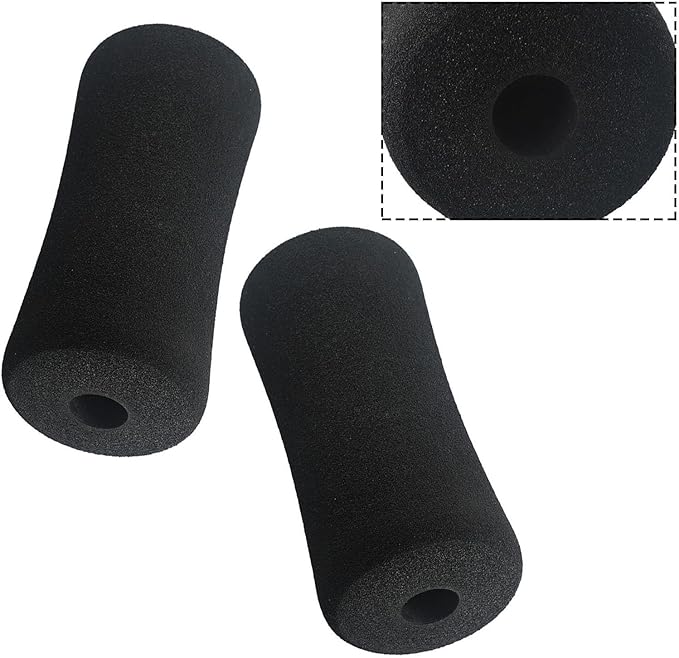 High Density Foam Foot Pads for Weight Bench, 7 Inch Replacement Rollers for Leg Extension Machines, For Foam Pads for Gym Equipment, Set of 2(23 * 90 * 170mm)