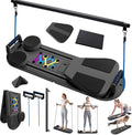 6 in1 Pilates Board, Multi-Purpose Pilates Reformer Set, Foldable Abdominal Board, Pilates Reformer Board for Home, Workout Equipment, Abs Workout Equipment, Core Workout Equipment