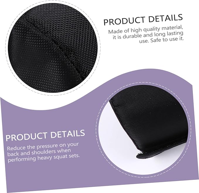 Happyyami Neck Pad for Squat Barbell Cushion Shoulder Support Slip Matte Finish Comfortable for Lifting