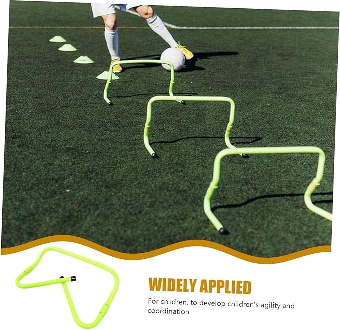 UPKOCH Convenient Agility Hurdles for Football Training Lightweight Height Levels for Boys and Girls Speed and Skill Development