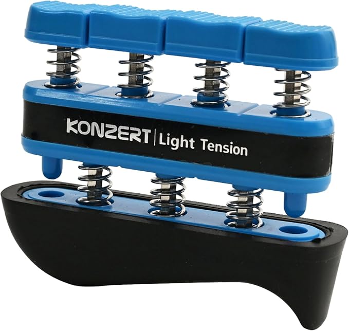 Finger Strengthener - Grip Strength Trainer, Forearm & Hand Gripper Exerciser, Strengthening Grip for Therapy, Guitar Handgrip, Wrist Strengtheners