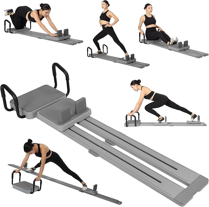 Foldable Pilates Reformer for Home 2025 Yoga Reformer: Modular All-in-One Machine for Pilates, Ski Machine & Full Body Strength Training with 360° Angled Workouts The Perfect