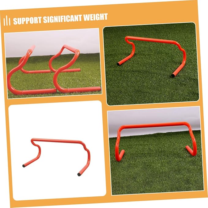 3pcs Adjustable Speed Hurdles Set Detachable Agility Training Hurdles for Athletes for Basketball Baseball Soccer and Football Practice
