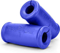 Yes4All Thick Dumbbell Handles Grips, Firm Rubber Barbell Grips, Great for Increasing Forearm Strength, Weightlifting, Muscle Building, Cable Attachments