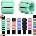 Wrist Weights, Silicone Adjustable Ankle Weights for Women Men - Strengthen Arms and Legs Ideal for for Home Gym Workout, Running, Yoga, Pilates, Barre, Exercise, Strength Training
