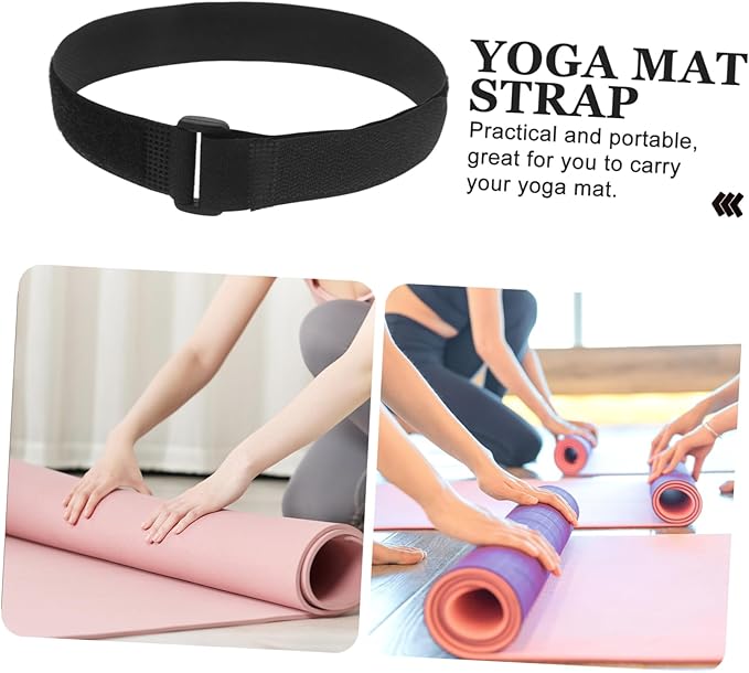 12Pcs Yoga Mat Strap Durable Lightweight Carrier for Easy Storage Transport of Yoga Mats Convenient for Fitness Enthusiasts