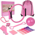 All-in-One Pilates Kit for Women: 13-Piece Home Pilates Equipment Set with Pilates Ring and Pilates Ball, Pilates at Home Workout Essentials for Beginners, Full Body Toning and Stretching