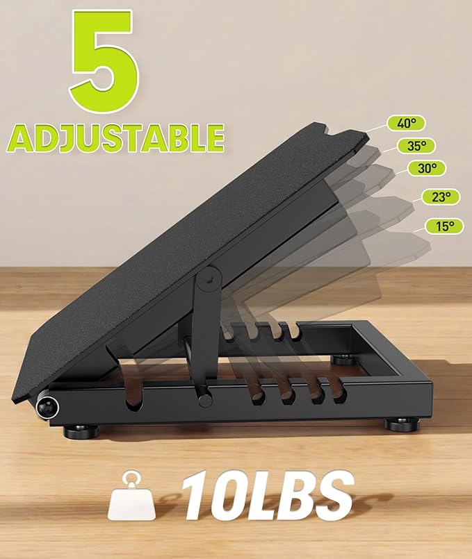 Slant Board for Calf Stretcher,600lbs Weight Capacity Adjustable Incline Balance Board for Squat Home Gym or Commercial Exercise Equipment