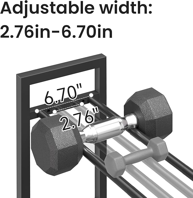 1100 lb | 4 Tier，390 lb | 3 Tier Dumbbell Rack, Weight Rack for Home Gym