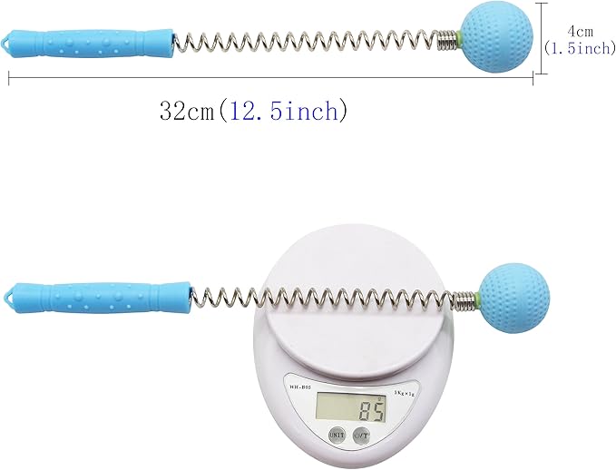SinLoon Massager Ball Hammer(2-Pack) Hammer Stick Manual Beat Golf Ball Massager Back Shoulder Massage Full Body Reduce Fatigue Pain(Blue)