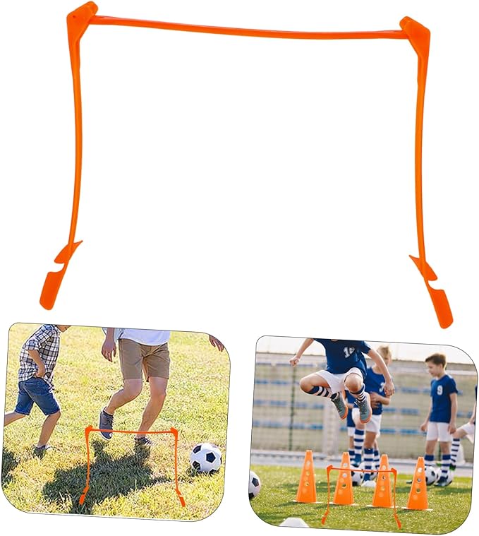 Soccer Training Hurdle Set 3-Stage Adjustable Plastic Boys and Girls Speed Hurdle Agility Training Aid