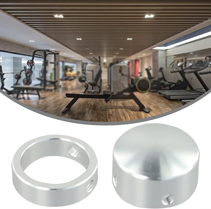 Handle End Cap Fitness Strength Training Equipment Handle End Cap For 25Mm Tube Aluminum Exercise Machine Handle Cap Gym Equipment Accessories With Smooth Edge Design
