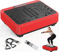 Vibration Plate Exercise Machine, Vibration Plate for Lymphatic Drainage with Remote Control & LCD Display, Vibration Platform with Fitness Resistance Bands for Women Men Weight Loss, 500lbs