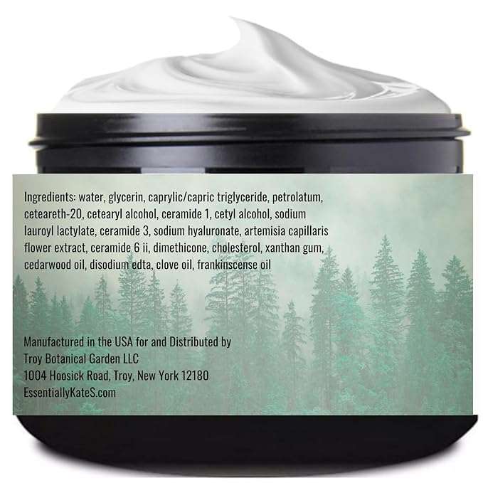 Cedarwood + Clove + Frankincense "Woodland Blend" Lotion 4 oz - enriched with Ceramide 1, 3, and 6II - a grounding body therapy crafted to restore inner balance. Rooted in warm, earthy botanicals.